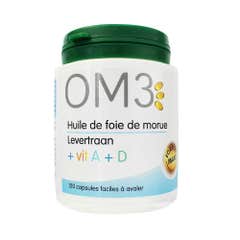 OM3 Aceite de hígado de bacalao Vitis A+d 120 cápsulas