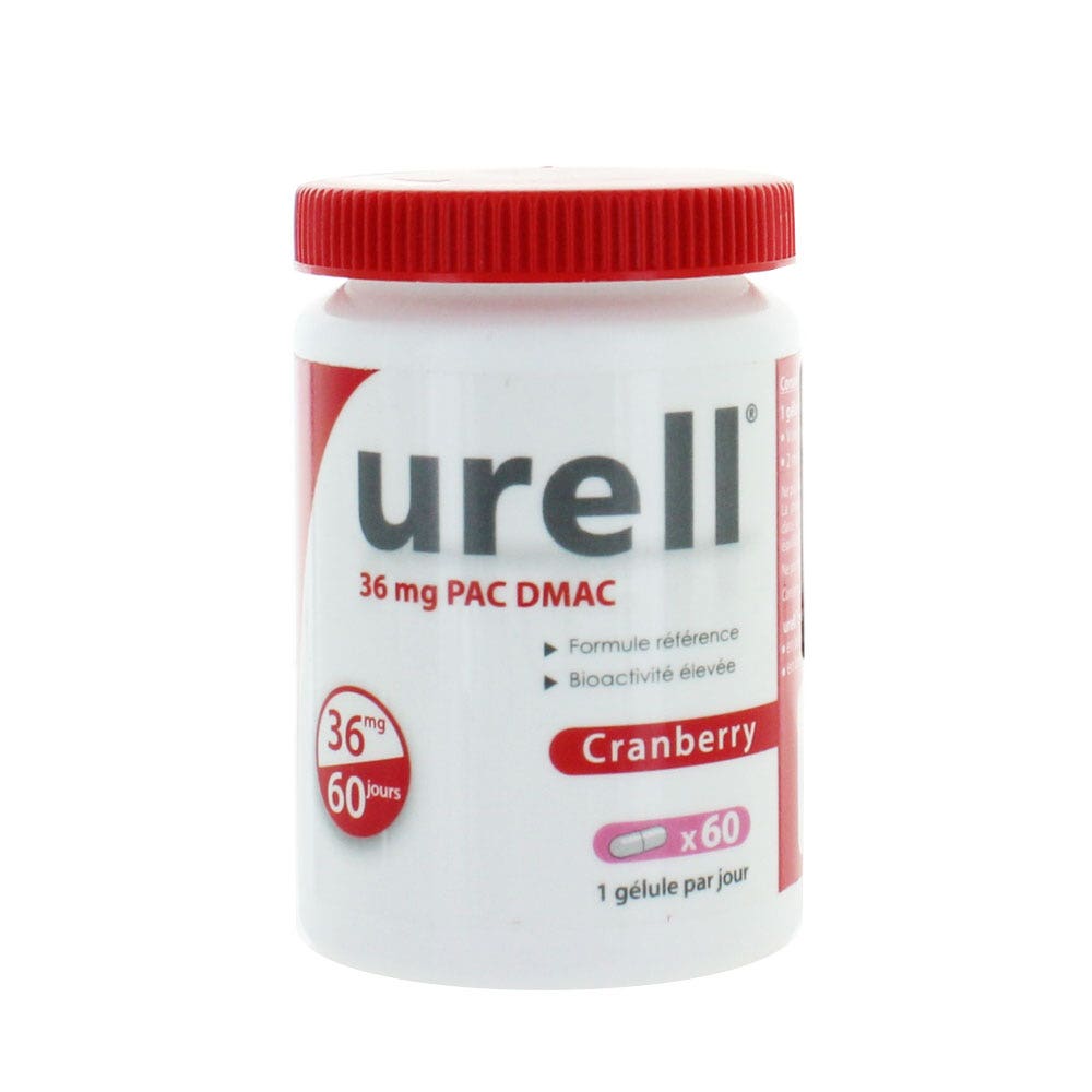 Urell Cranberry con 36 mg de PAC 60 cápsulas