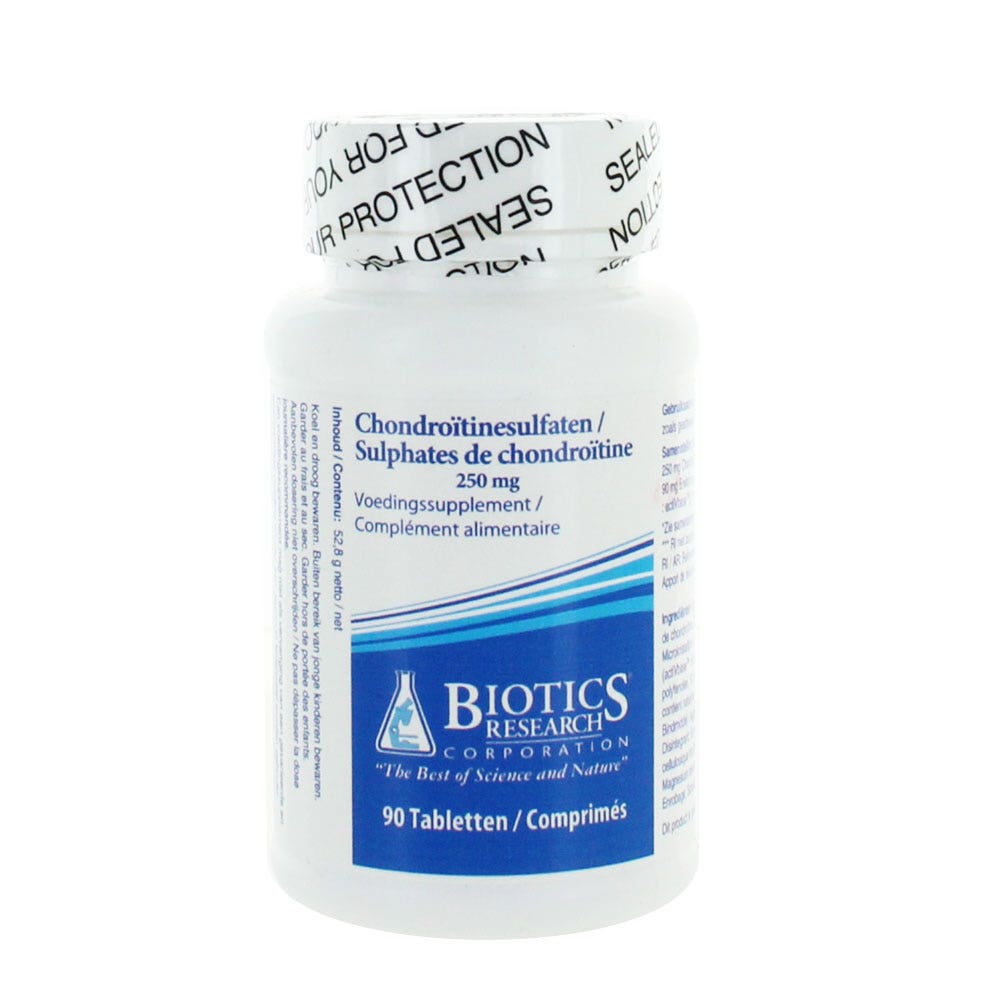 Biotics Research Sulfato De Condroitina 90 comprimidos 250mg