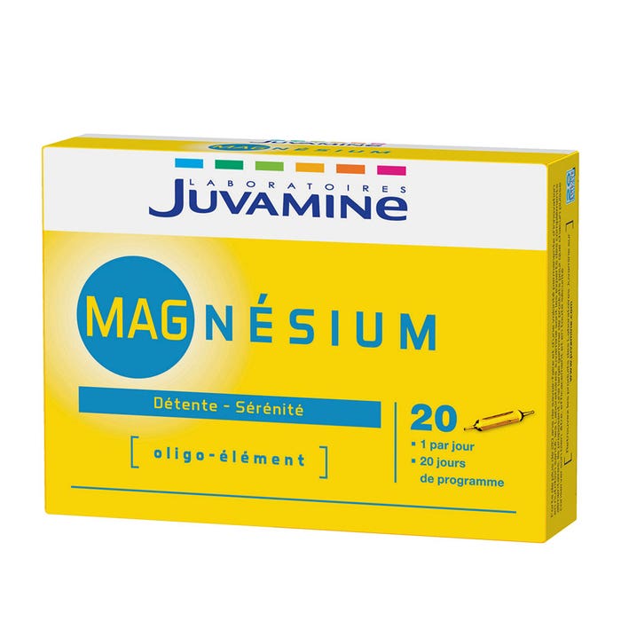 Oligoelemento Magnesio 20 Ampollas Juvamine