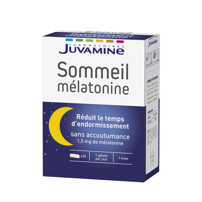 Melatonina sueño 30 cápsulas Juvamine
