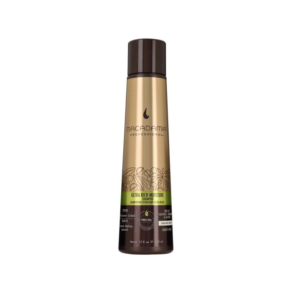 Macadamia Champu Hidratante Ultra-rico Cabello Muy Espeso A Encrespado 300ml
