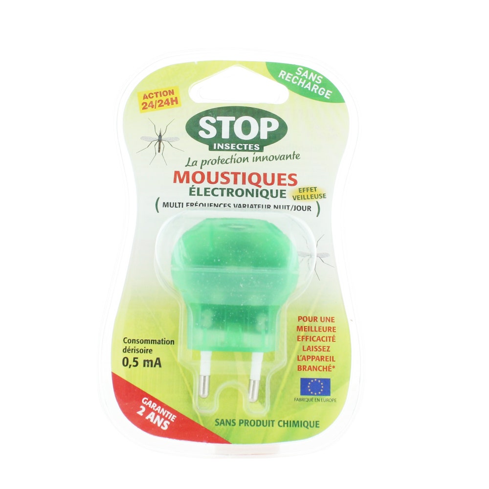 Dgk Stop Insectes Enchufe Multifrecuencias Noche/dia Antimosquitos