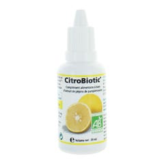 Citrobiotic Extracto de semilla de pomelo ecológico con vitamina C 20 ml