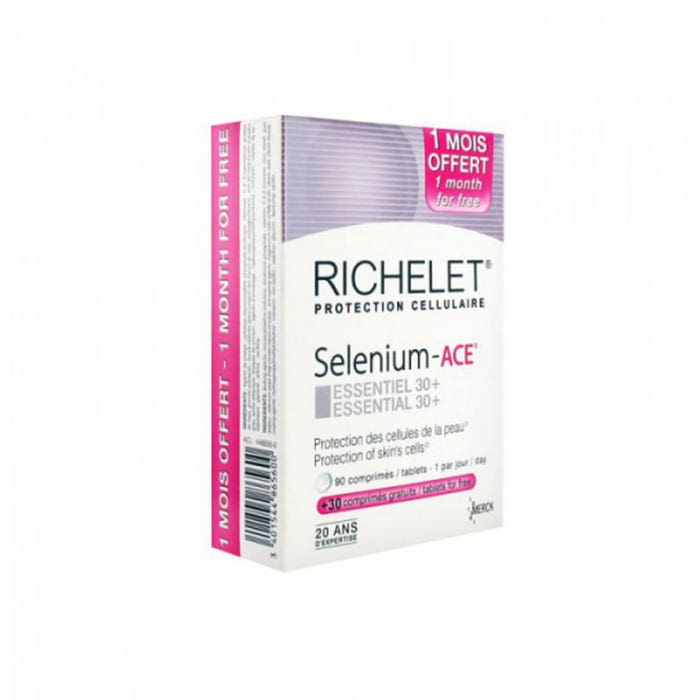 Selenium-ace Essentiel 30+ Caja 90+30 Comprimidos Richelet