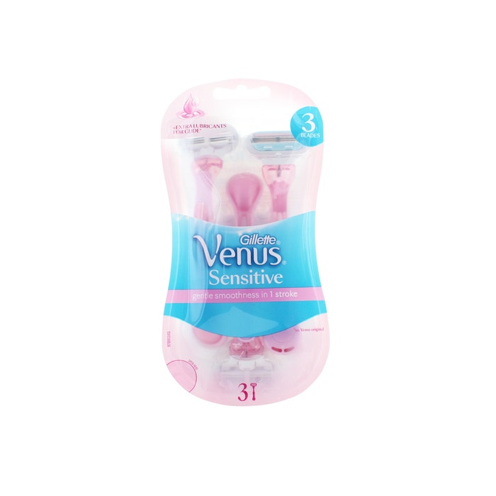 Gillette Venus Sensitive Maquinillas De Afeitar Desechables X3 Easypara gillette-venus-sensitive-maquinillas-de-afeitar-desechables-x3-easypara