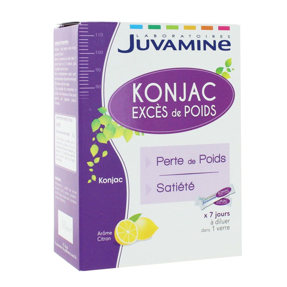 Juvamine Sos Exceso De Peso Konjac 21 Bolsitas