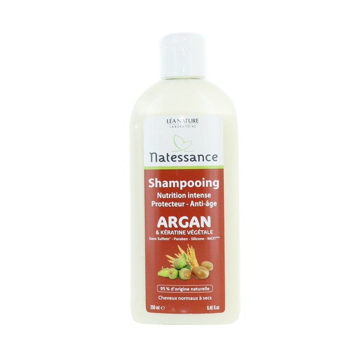 Champu Queratina Vegetal 250 ml Argan Natessance