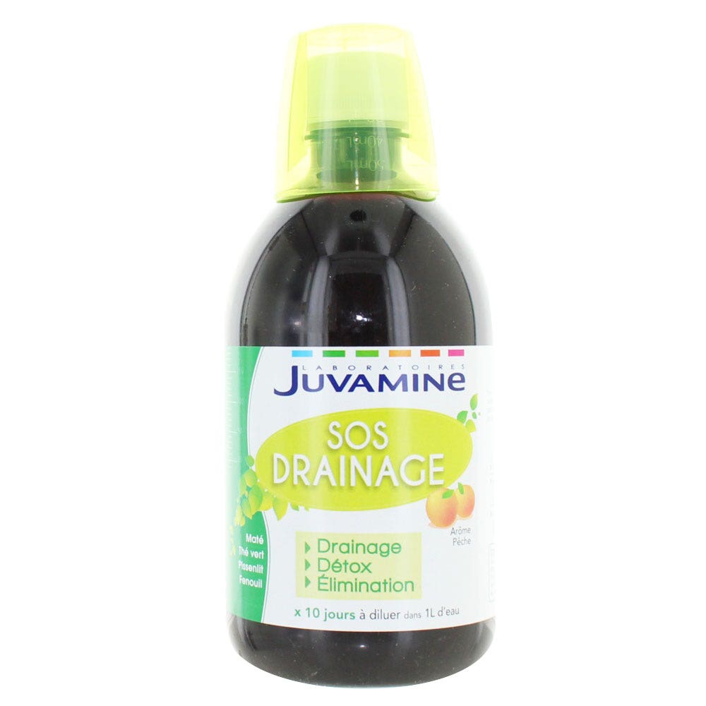 Juvamine Sos Drenaje Aroma Melocoton 500ml