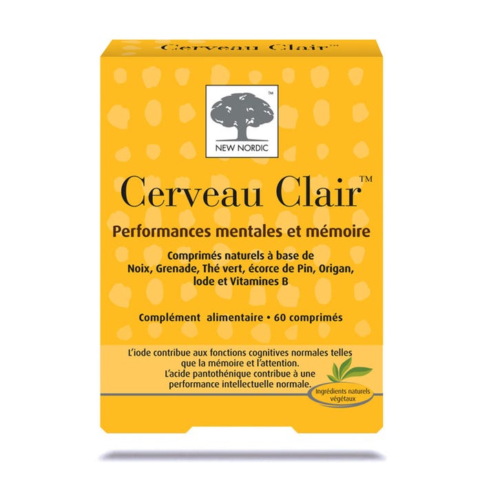 Cerveau Clair 60 Comprimidos New Nordic