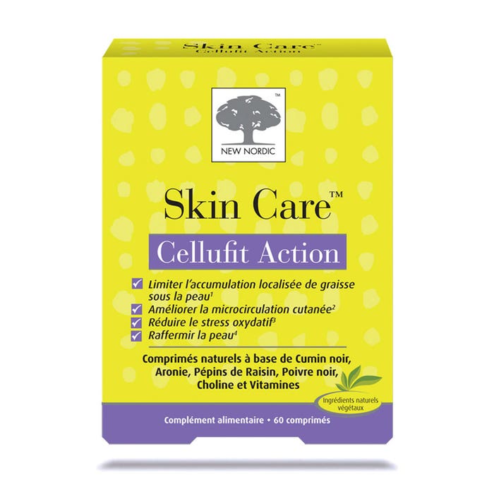 Skin Care Cellufit Action 60 Comprimidos New Nordic