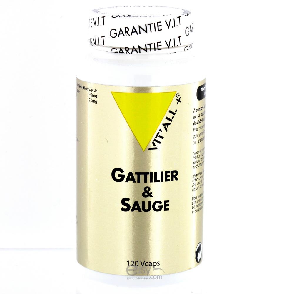 Vit'All+ Sauzgatilero y salvia 120 cápsulas