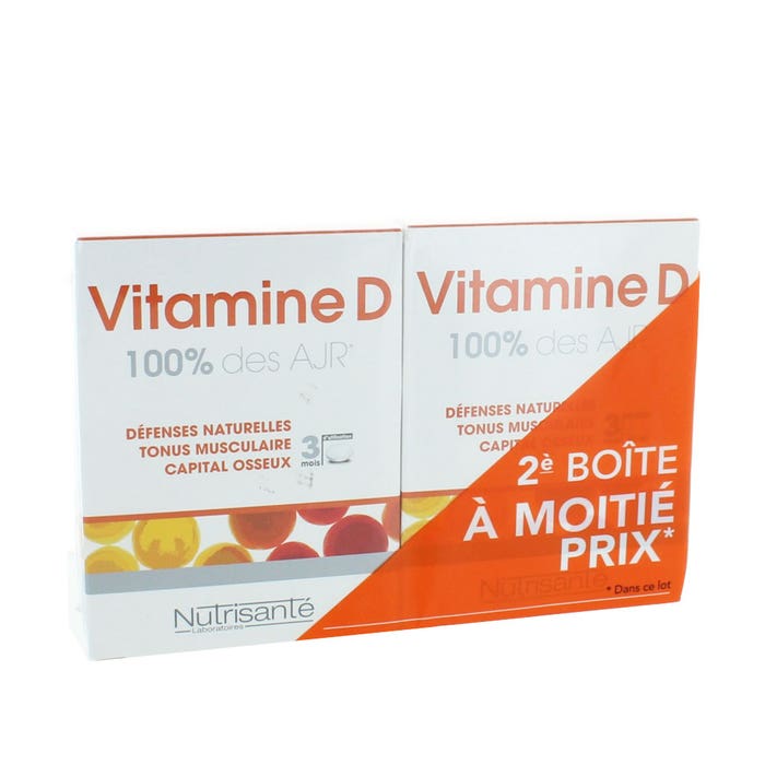 Vitamina D 2x90 comprimidos Vitavea Santé