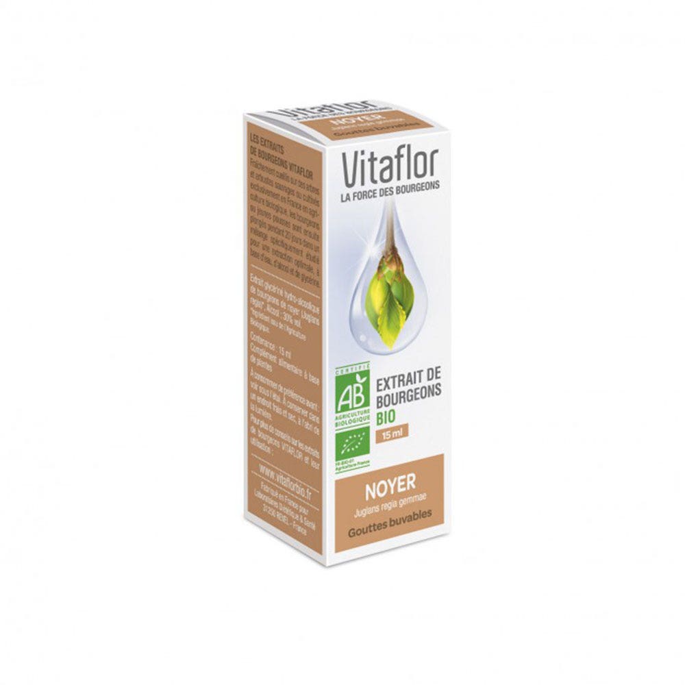 Vitaflor Extracto orgánico de brotes de nuez 15 ml