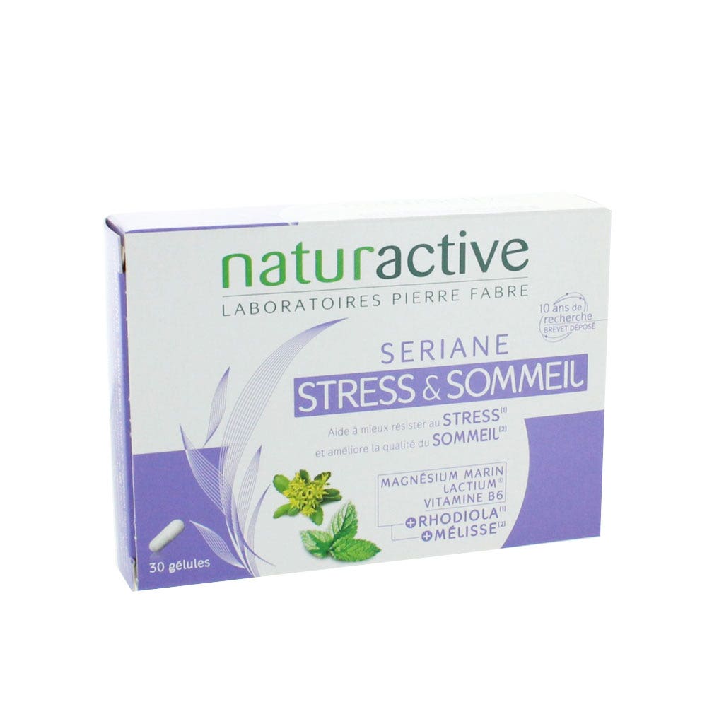 Naturactive Seriane Estrés y Sueño 30 Cápsulas