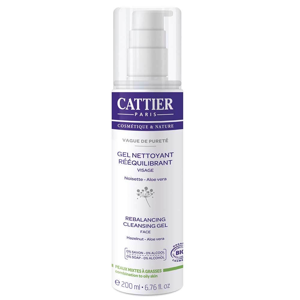 Cattier Gel Limpiador Reequilibrante Pieles Mixtas A Grasas Bio 200ml