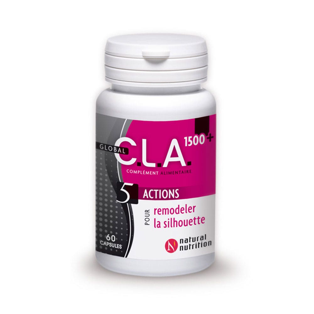 Natural Nutrition Global Cla 1500+ 60 Capsulas