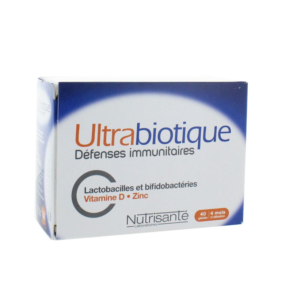 Nutrisante Ultrabiotico Defensas 40 Capsulas