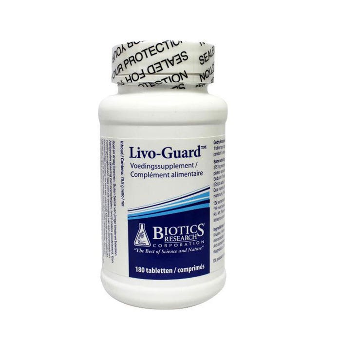 Livo Guard 180 comprimidos Biotics Research