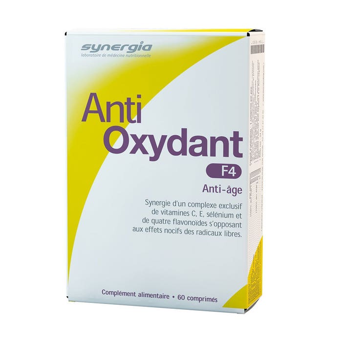 Antioxidante F4 60 Comprimidos Synergia
