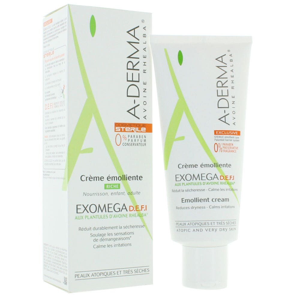 A-Derma Exomega D.e.f.i Crema Emoliente Rica 200ml
