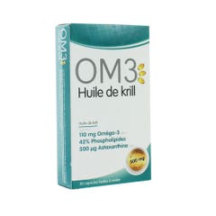 OM3 ACEITE DE KRILL 500 MG 30 cápsulas