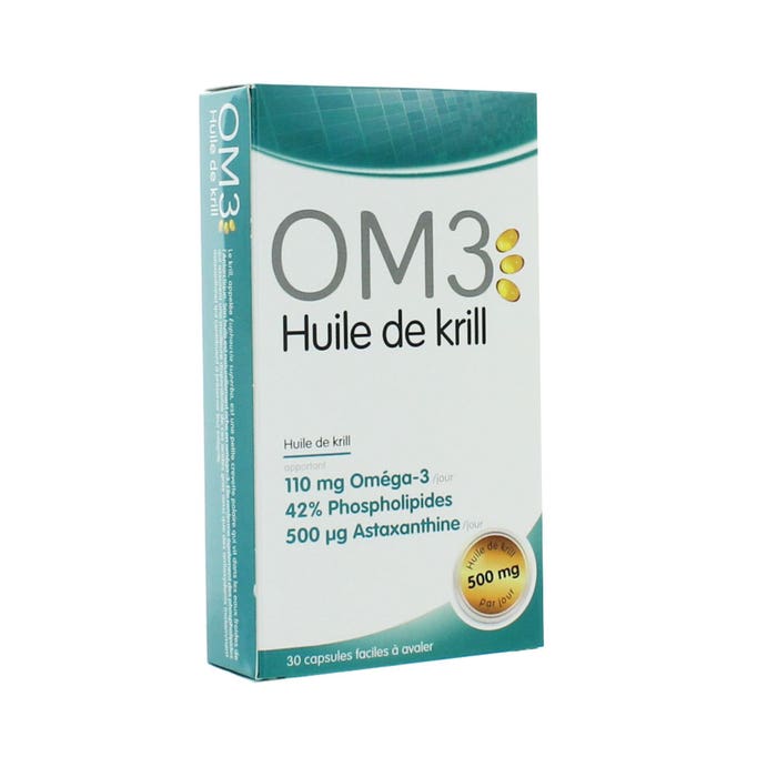 ACEITE DE KRILL 500 MG 30 cápsulas OM3