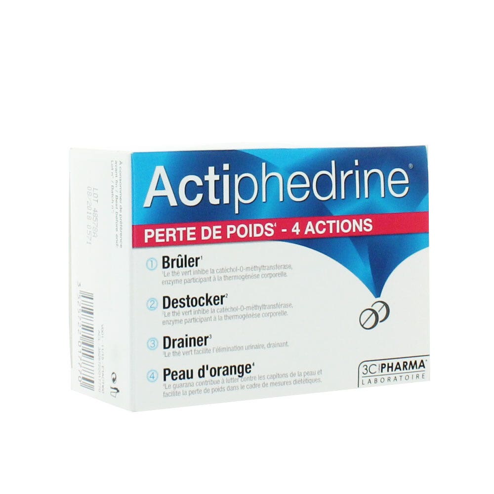 3C Pharma Actiphedrine Perdida De Peso 60 Comprimidos