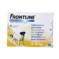 Frontline Spot-on Perro 2- 6 Pipetas 6 Pipetas de 0