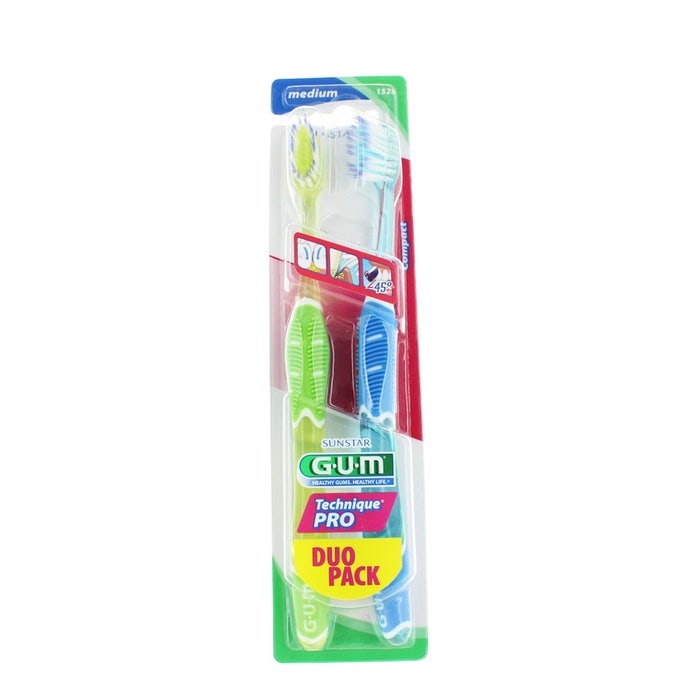 Cepillo dental Technique pro mediano 1528 X2 Gum