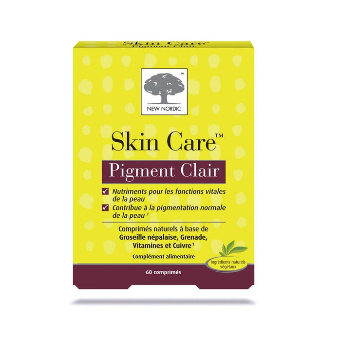 Skin Care Pigment Clair 60 Comprimidos New Nordic