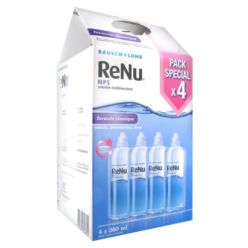 Bausch&Lomb Renu MPS Solución multifunción fórmula clásica 4x360ml