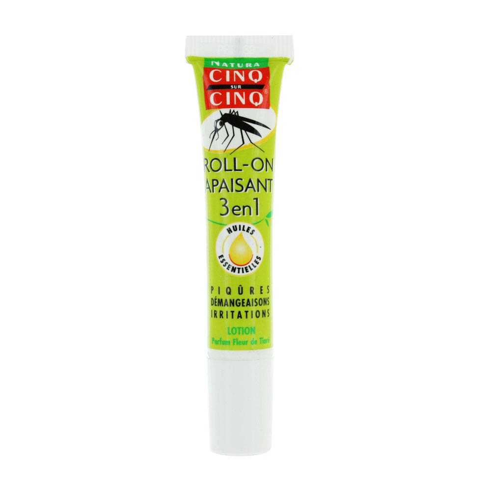 Cinq Sur Cinq Natural Roll-on calmante 3 en 1 7 ml