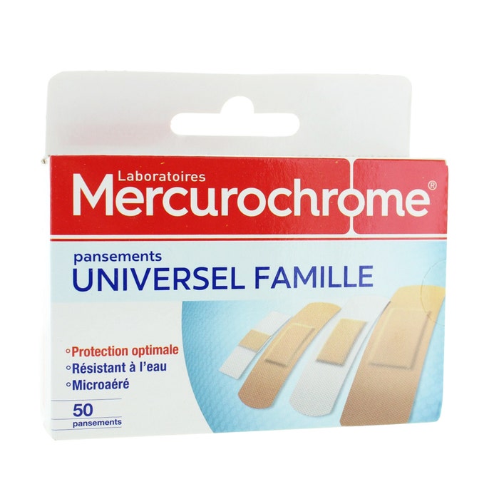 Familia Universal Apósito X50 Mercurochrome