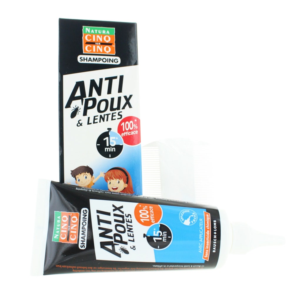 Cinq Sur Cinq Champú antipiojos y liendres + aplicador 100 ml
