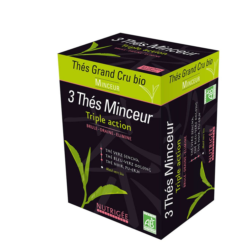 Nutrigée Tés adelgazantes bio 30 bolsitas