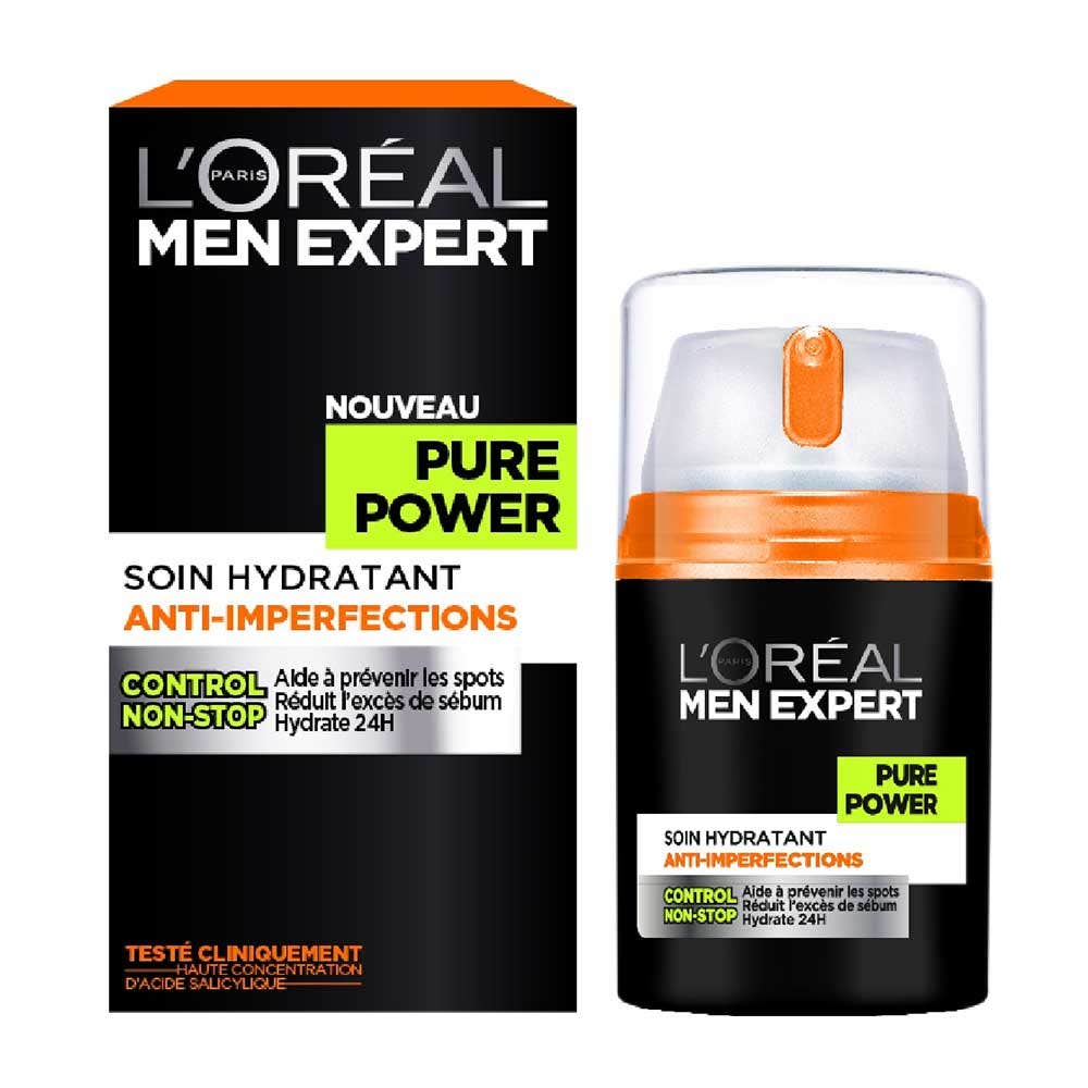 L'Oréal Paris Men Expert Pure Power Cuidado Hidratante Antiimperfecciones 50ml