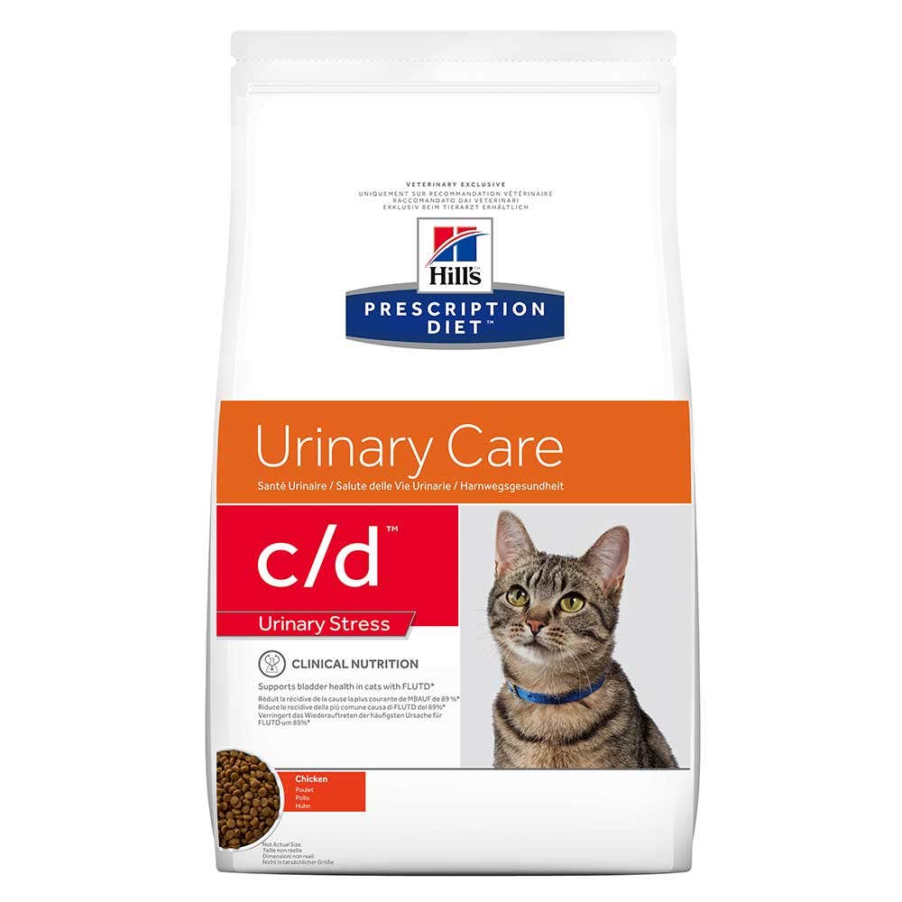 Hills Prescription Diet Urinary Care C/d Urinary Stress Croquetas de pollo Gato 1.5 kg