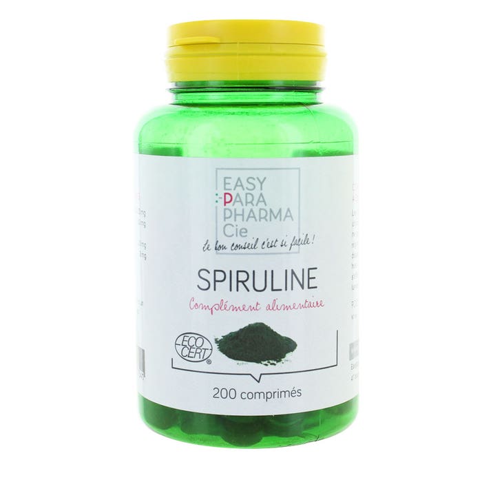 Easyparapharmacie Espirulina Ecocert 200 Comprimidos