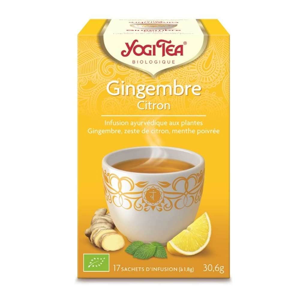 Yogi Tea Infusion Bio Jengibre Limon 17 Bolsitas