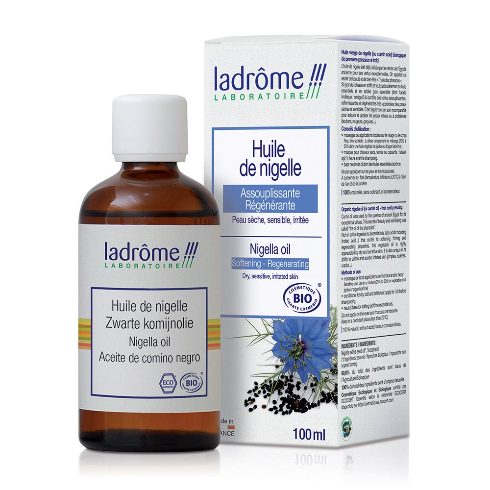 Ladrôme Aceite vegetal ecológico de Nigella 100 ml