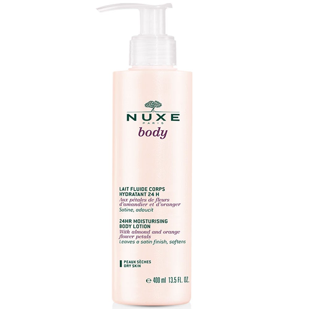 Nuxe Body Leche Fluida Corporal Hidratante 24h Body Pieles Secas Peaux Seches 400ml