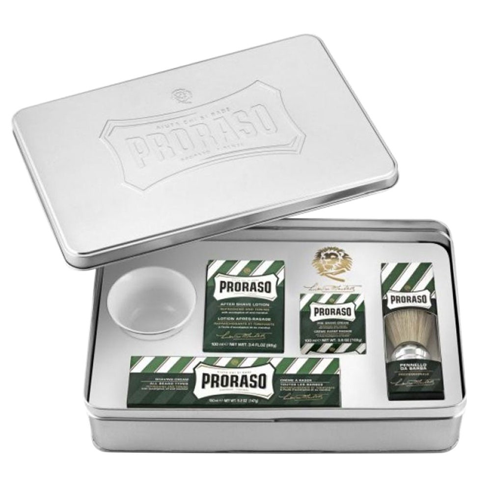 Proraso Cofre Completo Refresh Caja De Metal