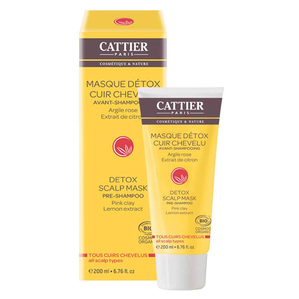 Cattier Champú Mascarilla Detox Cuero Cabelludo Bio 200ml