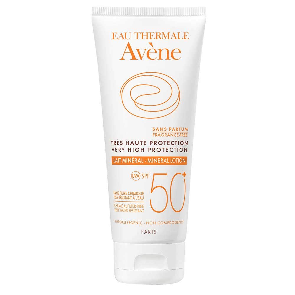 Avène Solar Loción mineral protección solar muy alta pieles intolerantes SPF50+ 100ml