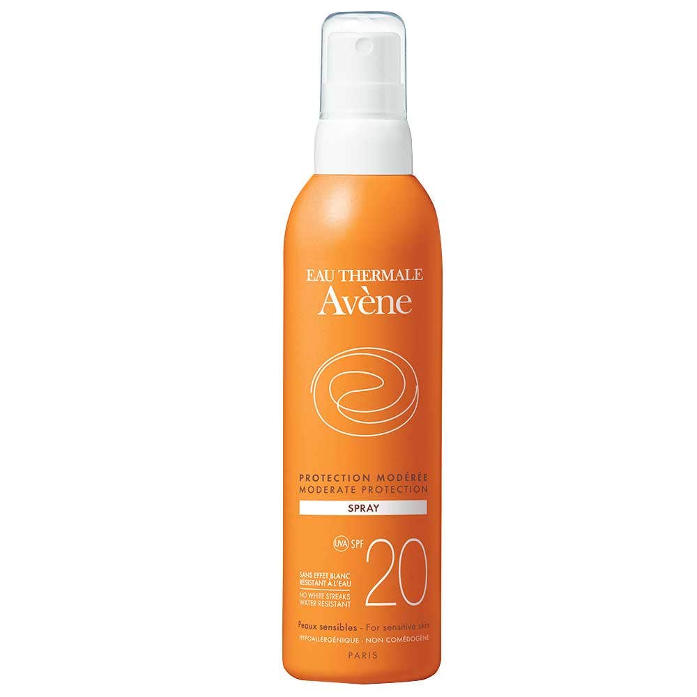 Avène Solar Spray solar SPF20 protección moderada pieles sensibles 200ml