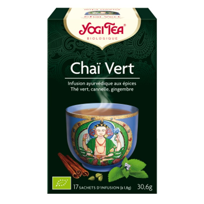 Yogi Tea Chai Vert 17 Bolsitas