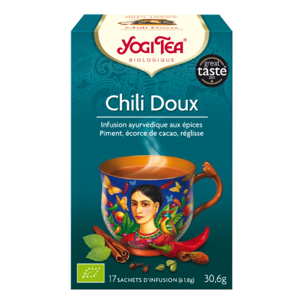 Yogi Tea Infusión Ayurveda de Guindilla Dulce Ecológica 17 sobres