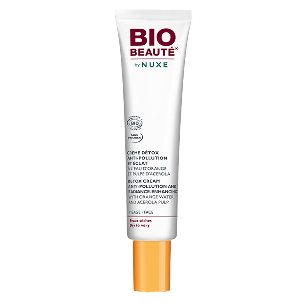 Bio Beaute By Nuxe Crema Detox Anticontaminacion Y Luminosidad Pieles Secas 40ml
