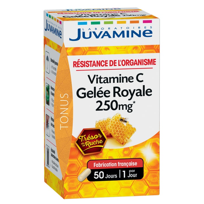 Jalea Real + Vitamina C 50 Cápsulas Juvamine